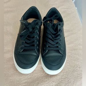 Banana Republic Leather Fashion Sneakers, Sz 8.5